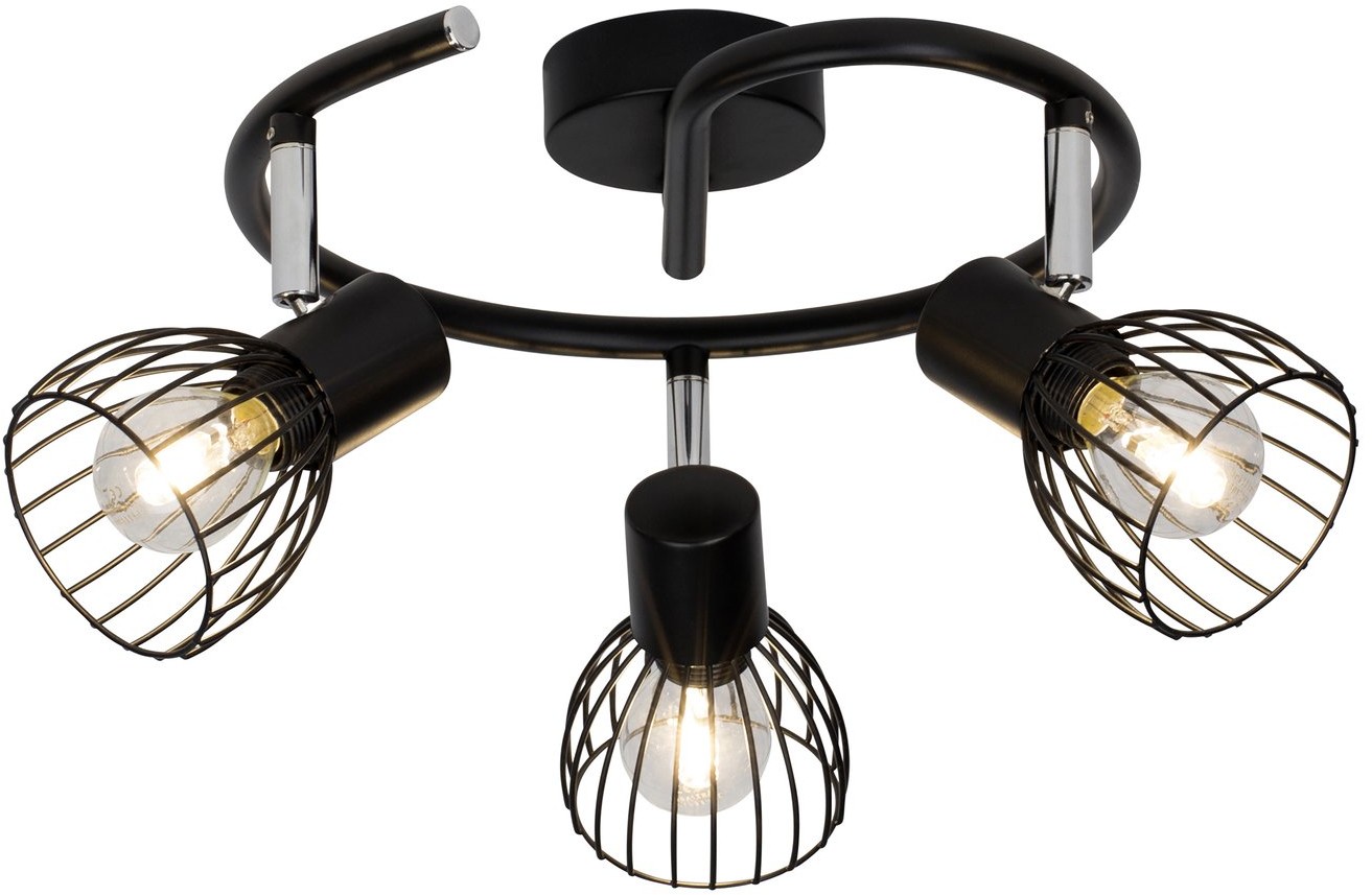 Britop Spirala, BLACKY, czarna, , 3x40W, E14
