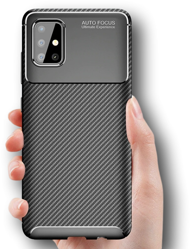 Samsung ST Etui Fiber Carbon Galaxy A71 - 2 kolory