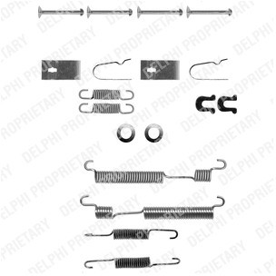 DELPHI Zestaw dodatków, szczęki hamulcowe LY1056