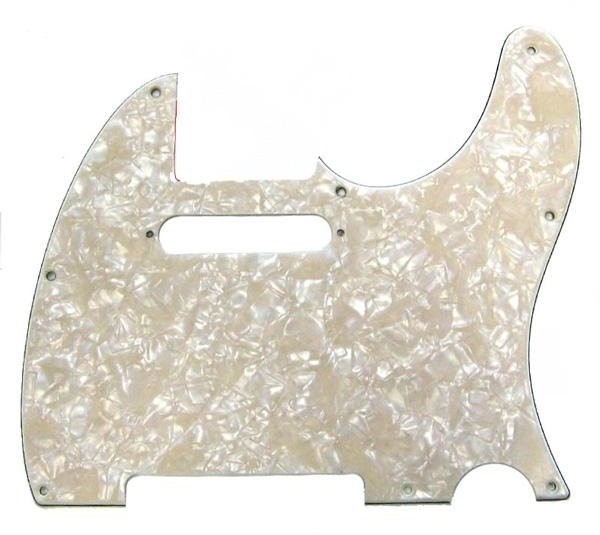 Fender Squier pickguard telecaster aged white pearl