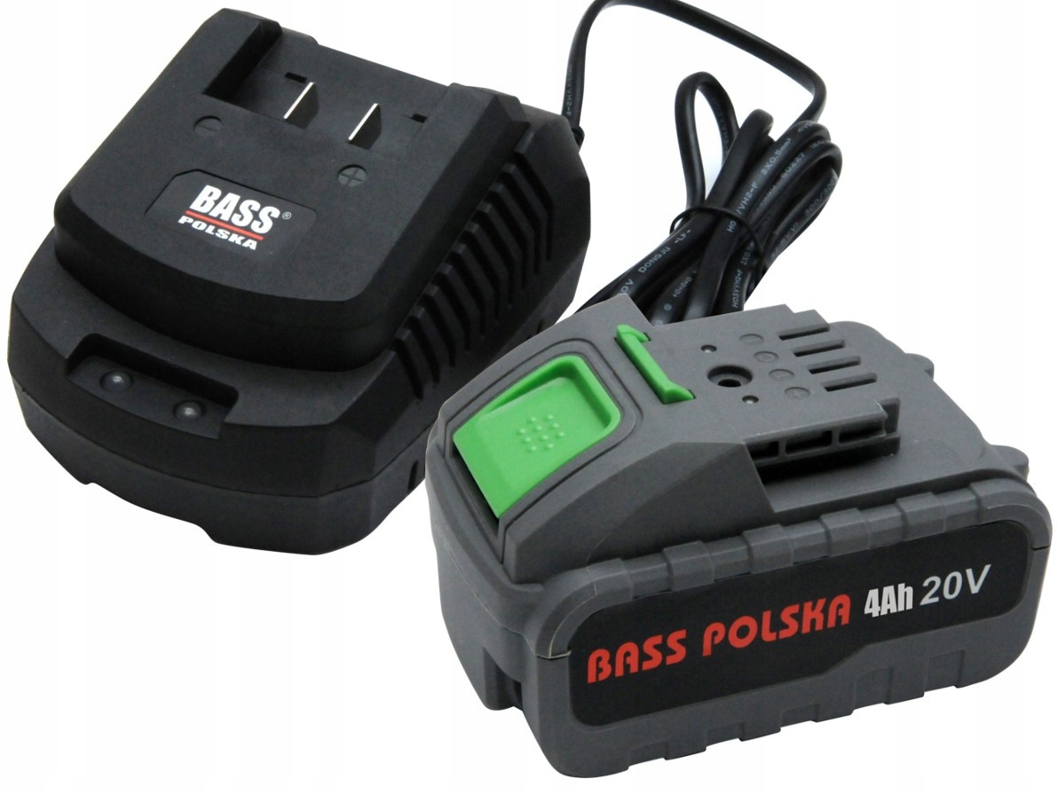 Bass Polska Bateria 4Ah Akumulator + Ładowarka 20V