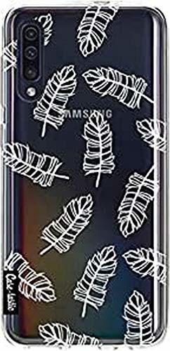 Samsung Casetastic Etui na telefon Galaxy A50 (2019), cienkie etui z tworzywa TPU. Amortyzująca i odporna na zarysowania osłona do Galaxy A50 (2019) - Feathers Outline - CASETASTIC 94223