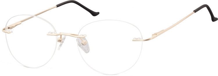 Sunoptic Bezramkowe Oprawki okrągłe korekcyjne 985D złote 985D