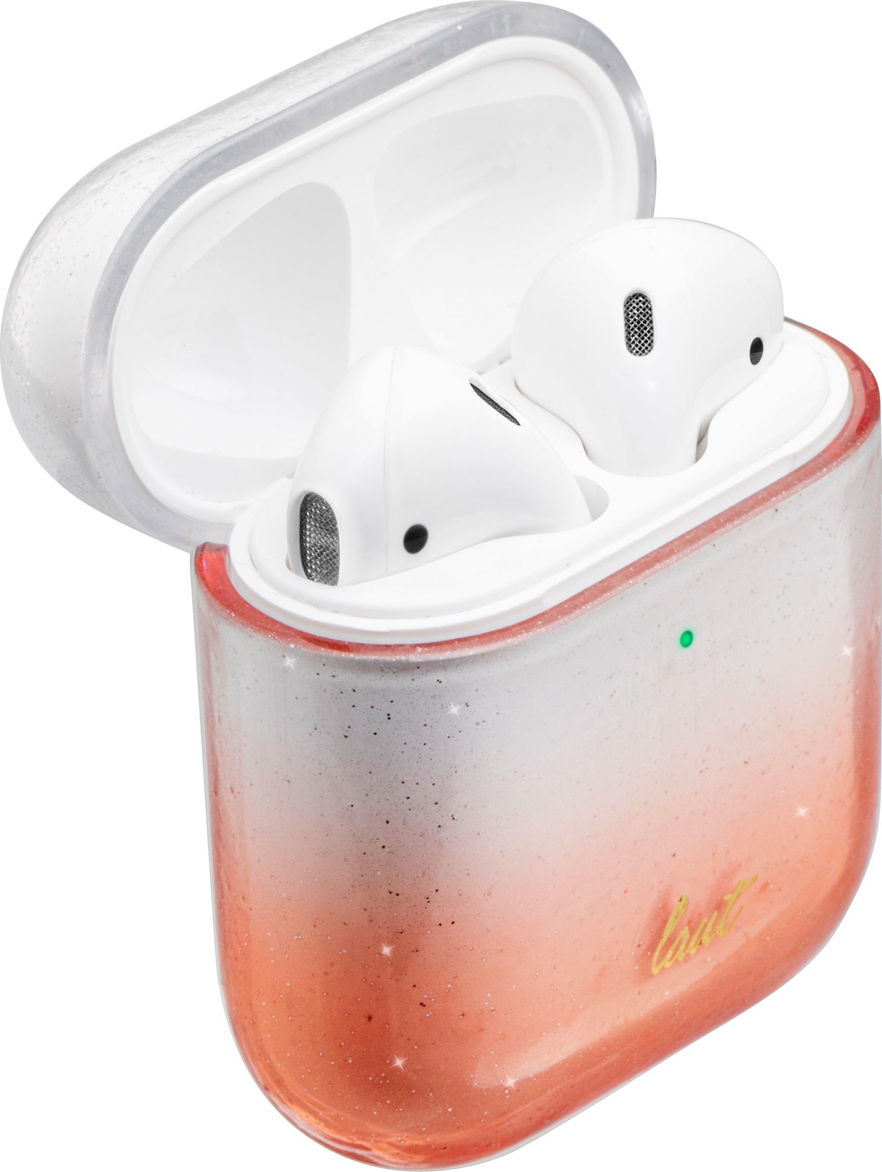 LAUT Laut Ombre Sparkle AirPods Peach