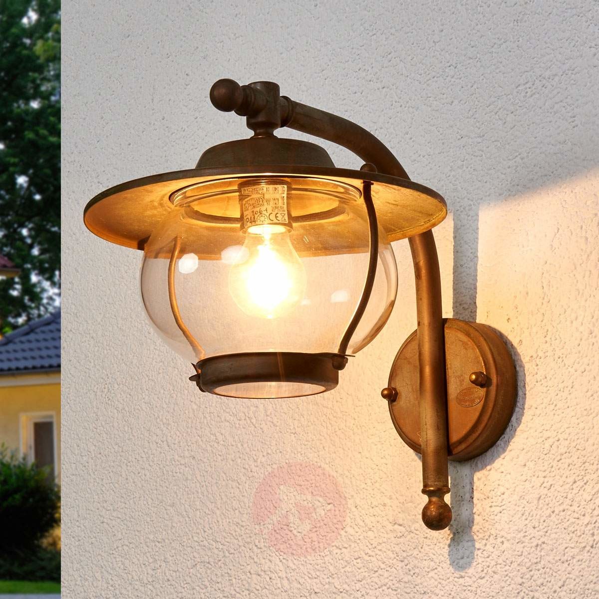 MORETTI Moretti Piękna zew lampa ścienna ADESSORA, ochr wmor