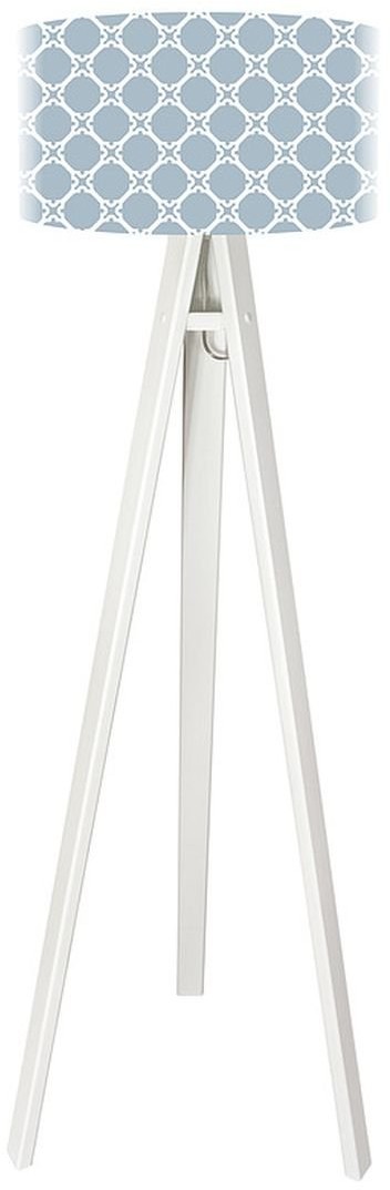 Macodesign Lampa podłogowa Srebrzysty poranek tripod-foto-242p-w, 60 W