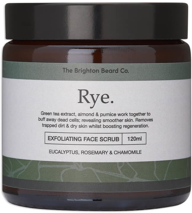 THE BRIGHTON BEARD THE BRIGHTON BEARD Rye Face Scrub - złuszczający peeling do twarzy, 120ml