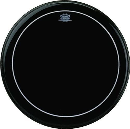 Remo ES1628-PS 61 cm hebanowa głowica bębna basowa Pinstripe ES1628-PS