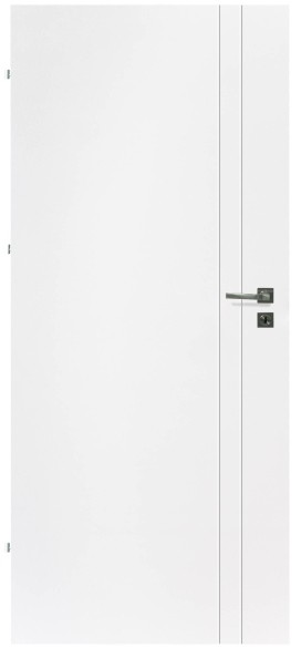 Drzwi pełne Exmoor Due 90 lewe białe 5903917781718