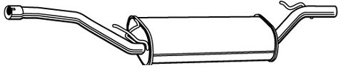 WALKER Tłumik końcowy 23211