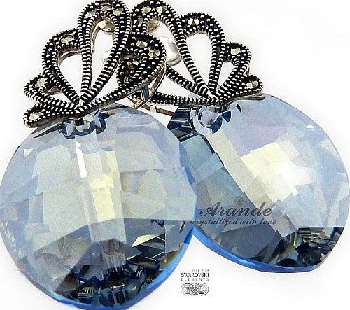 Swarovski Special Kolczyki Pure Leaf Adore Srebro