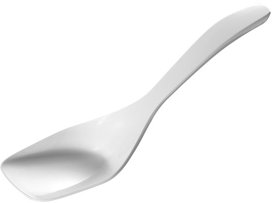 APS Łyżka serwingowa 70x65x265 mm, biała | Profi 84020