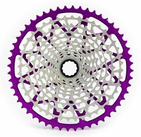 Sram Garbaruk Kaseta rowerowa garbaruk 12-speed xd 10-52t srebrny fioletowy