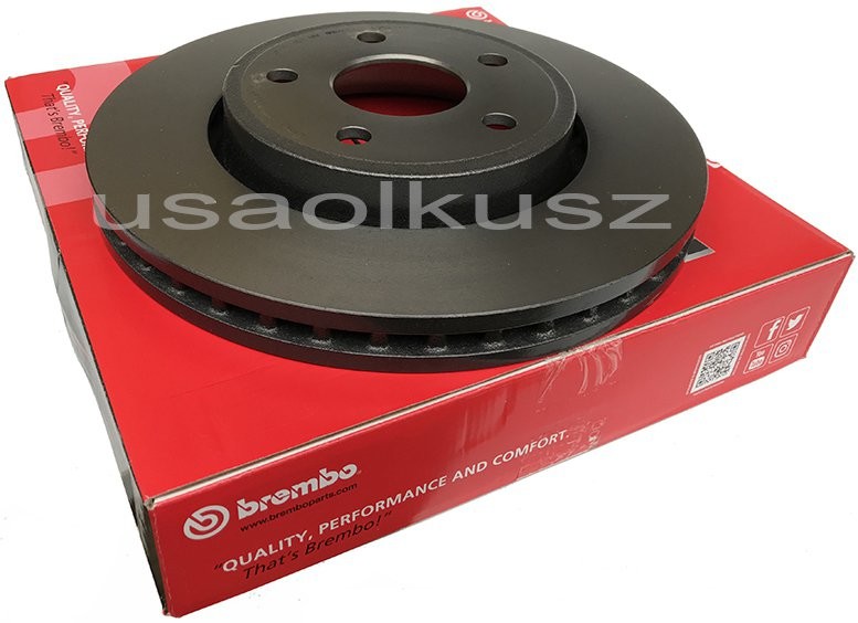 BREMBO Przednia tarcza hamulcowa 330mm Dodge Durango 2011 09.N234.11