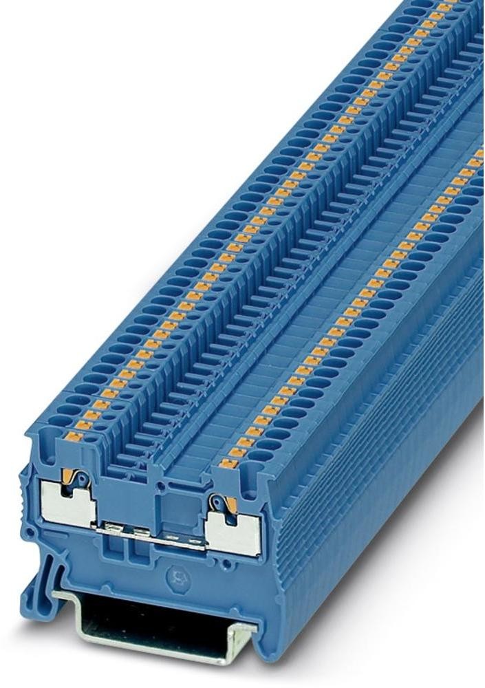 Phoenix Contact Listwy zaciskowe przepustowe PT 1 5/S BU PT 1 5/S BU Phoenix Contact 3208126 niebieski Zawartość 50 szt PT 1 5/S BU