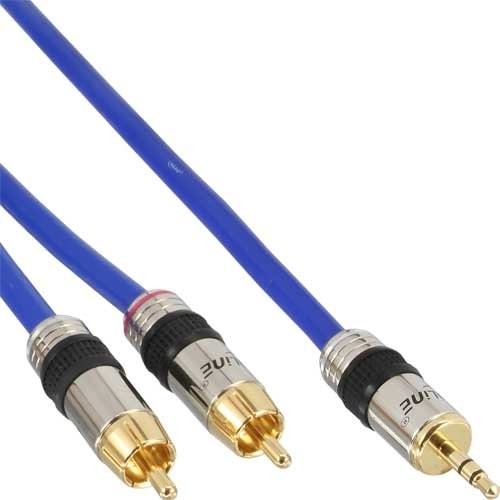 InLine Kabel 2 x RCA - 3.5 mm miniJack 1 m