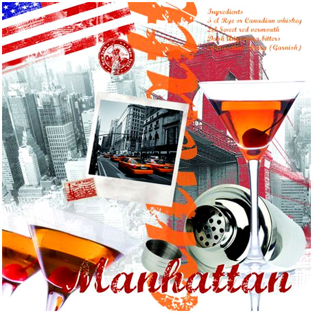 Nuova R2S R2S Serwetki stołowe R2S 20 szt 418 MANH