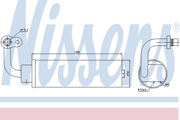 NISSENS Osuszacz, klimatyzacja NISSENS 95444