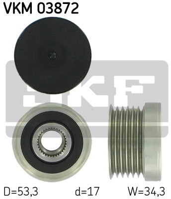 SKF Sprzęgło jednokierunkowe alternatora VKM 03872
