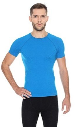 Brubeck T-shirt termoaktywny męski z krotkim rękawem, Active Wool, rozmiar XXL