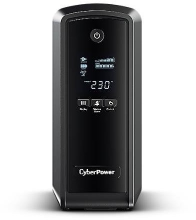 Cyber Power UPS PFC Sinewave CP900EPFCLCD-UK 540W 6 gniazd C13/UK nowy 2 lata gwarancji CP900EPFCLCD-UK