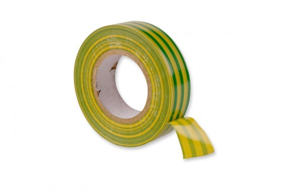 Taśma elektroizolacyjna REP711 19mm/20m żółto-zielona