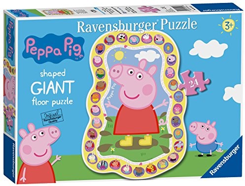 Ravensburger Peppa Pig 24 piece Giant Floor Puzzle Jigsaw wersja w języku angielskim