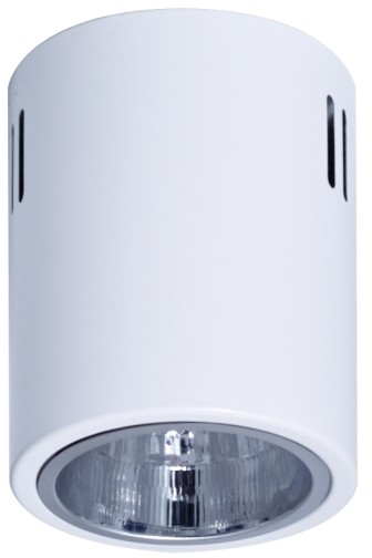 Luminex Oczko Luminex Round 1 x 60 W E27 15 5 cm białe 7238