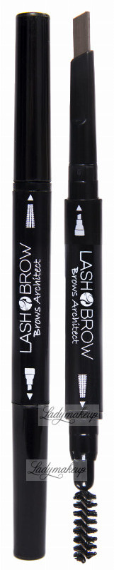 LashBrow LashBrow - Brows Architect - Eyebrow Pencil - Kredka do brwi - DEEP BROWN