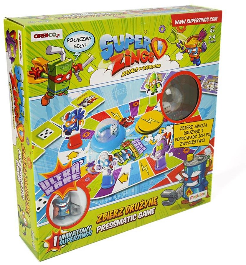 Super Zings Super Zings Zbierz drużynę gra planszowa 0000044086