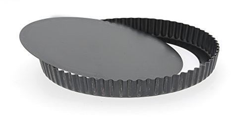 De Buyer gerif feltes Pizzablech i tortenform, wykonana z mocnego blaustahl, trudno 5357.27