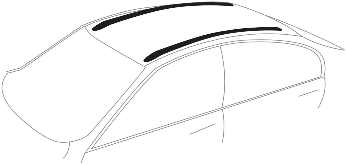 Amos Bagażnik bazowy na dach belki aluminiowe 1.2 Aero łapy Alfa ZABEZPIECZENIE 1382-uniw