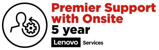 Lenovo Premier Support with Onsite NBD - extended service agreement - 5 years - on-site 5WS0T36170