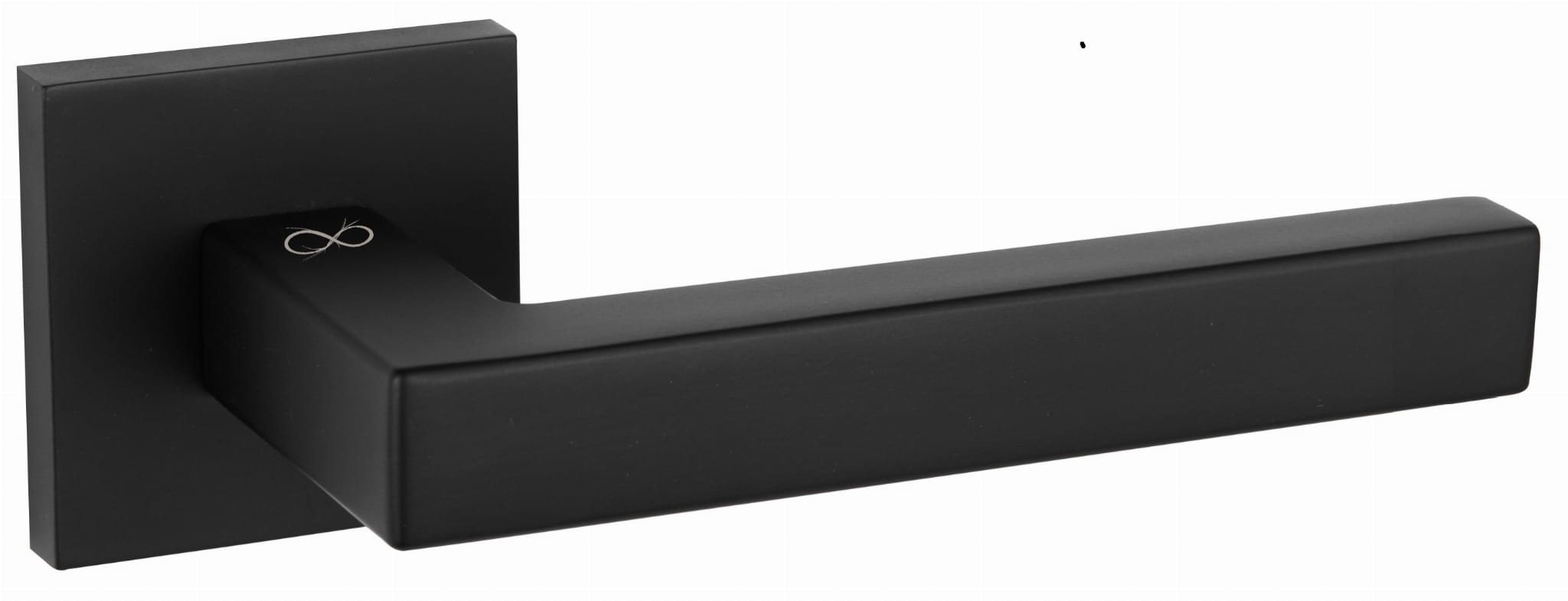 Infinity line KLAMKA STELLA SLIM NA ROZECIE KWADRATOWEJ KOLOR CZARNY KSTE S B00