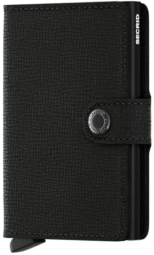 Secrid Portfel z etui RFID Miniwallet Crisple Secrid - black MC-Black