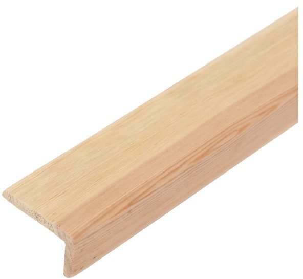 Opaska kątowa bezsęczna kształt L 27 x 45 x 2400 mm sosna 58314