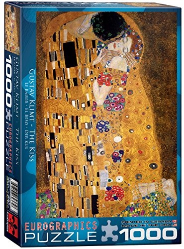 Eurographics Klimt The Kiss (pocałunek) Jigsaw puzzle 1000 Pieces 19.25