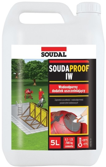 Soudal Wodoodporny dodatek uszczelniający  IW 5 l