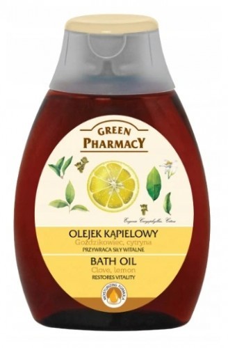 Green Pharmacy Pharm OLEJEK KĄPIEL PRYSZNIC CYTRYNA GOŹDZIK GREEN PHARMACY 250 ml 754E-780C0
