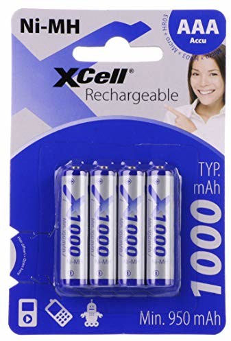 Hückmann Hückmann 117313 XCell Micro akumulator (wielkość ogniw: AAA, NI-Mh, 12 V, 1000 mAh) 117313