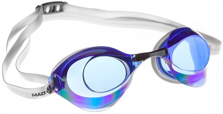 Mad Wave Okulary pływackie turbo racer || rainbow niebieski