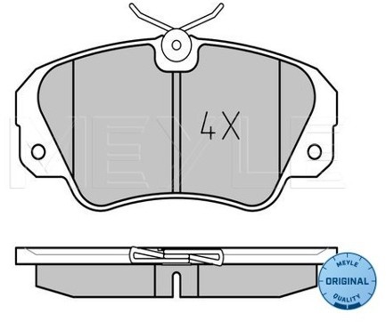 Wulf Gaertner Autoparts Zestaw klocków hamulcowych, hamulce tarczowe Wulf Gaertner Autoparts 025 213 6819