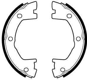 Delphi Zestaw szczęk hamulcowych LS2115