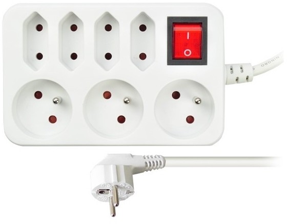 Solight PP141 Przedłużacz 7z 2m 230V/10A