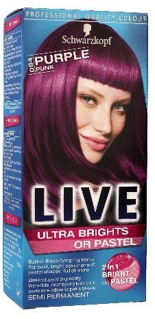 Schwarzkopf Live Krem koloryzujący 2w1 nr 094 Purple Punk Purpurowy Punk 1op.