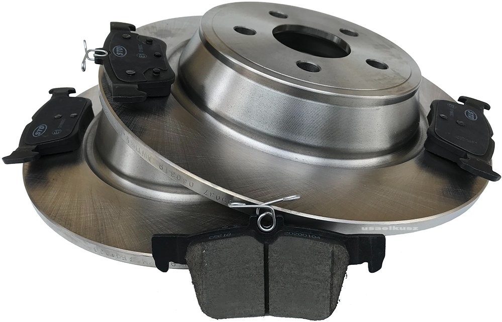 Tylne klocki + tarcze hamulcowe 316mm Lincoln MKZ 2013 AFO1036+STD1665C