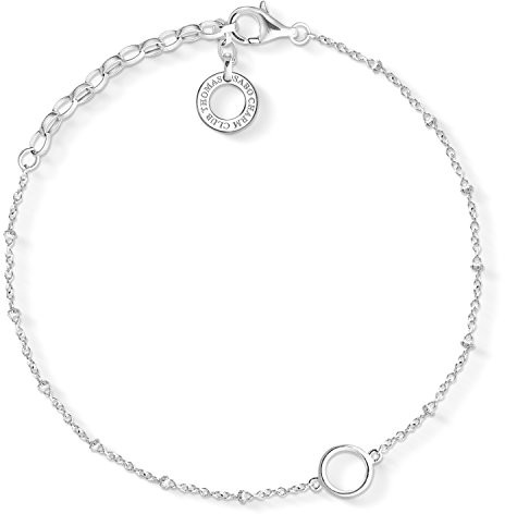 THOMAS SABO Thomas Sabo Damska bransoletka z zawieszką, ze srebra wysokiej próby 925 X0231-001-12-L19v X0231-001-12-L19v