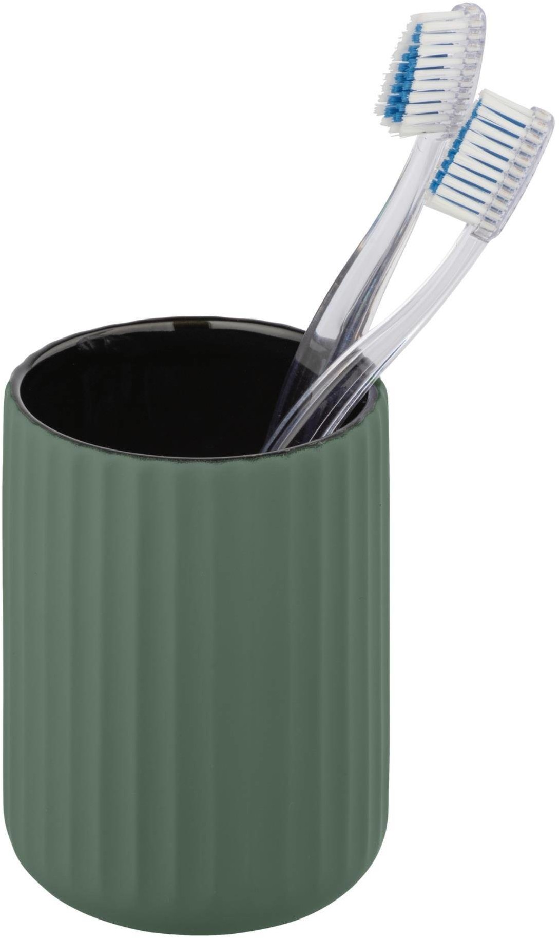 Wenko Pojemnik na szczoteczki do zębów BELLUNO ceramiczny zielony 8 cm 24806100
