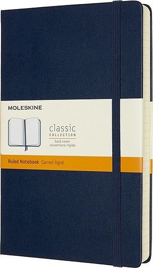 Moleskine Notes Classic L niebieski w linie twarda oprawa 400 stron MOQP060EXPB20