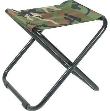 Mil-Tec krzesło składane bez oparcia, zielony 14447001